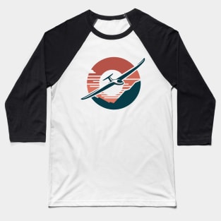 Glider Sailplane Biplane Baseball T-Shirt